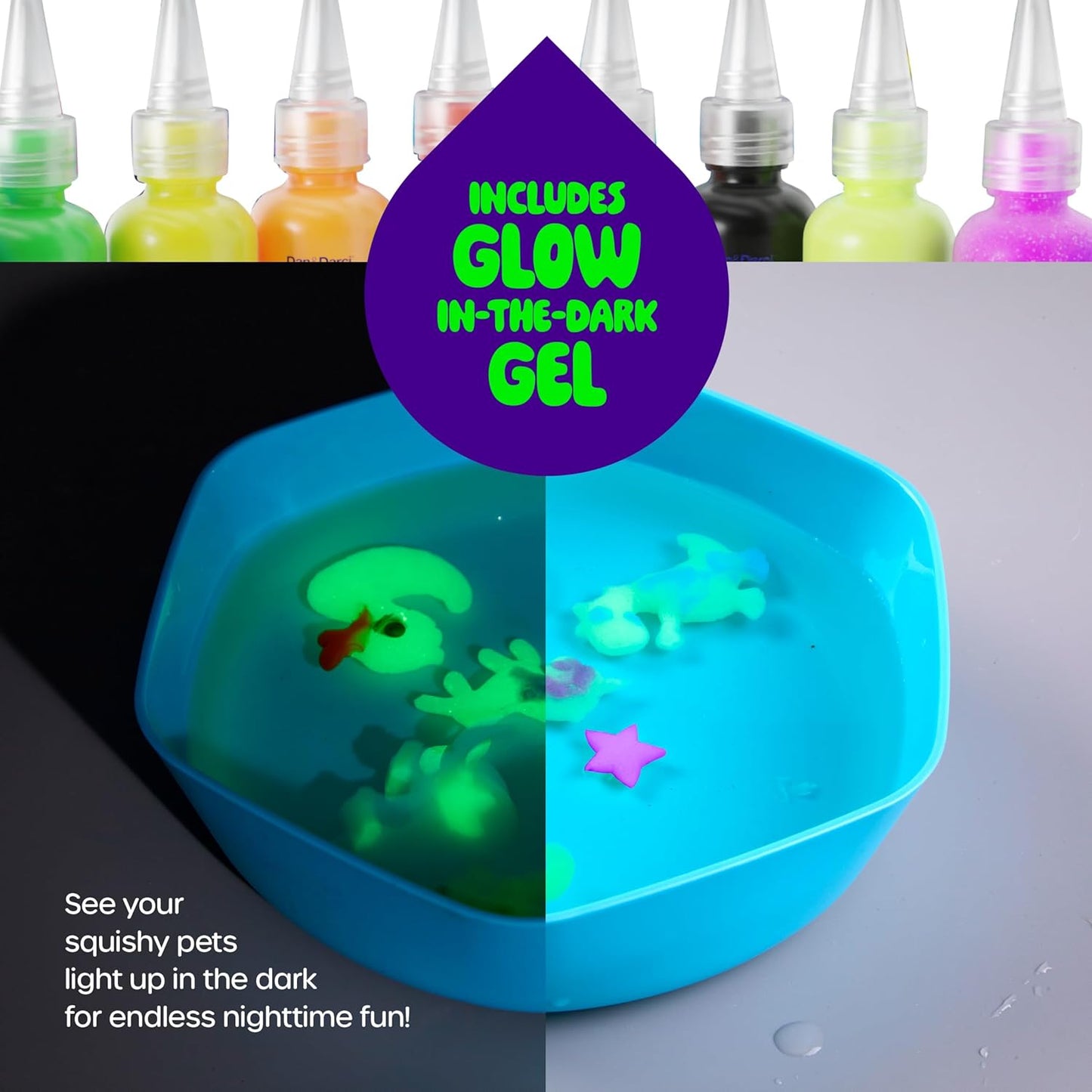 Aqua Fairy Water Gel Kit for Kids - Magic Elf Toy Kits - Waters Pets - DIY Squishy Maker Set - Craft for Kids - Make Your Own Squishies Toys Crafts for Boys & Girls
