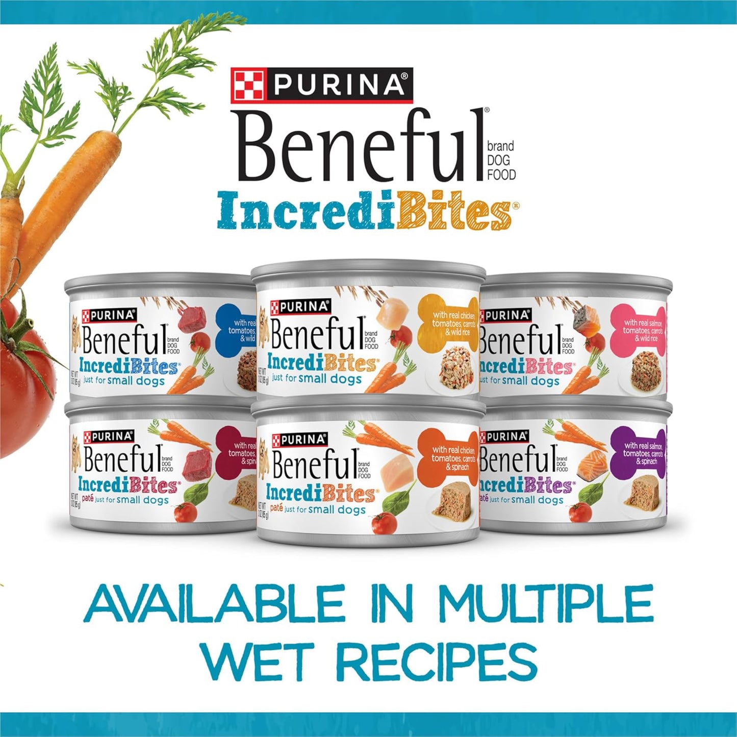 Beneful Pate Wet Dog Food for Small Dogs - (Pack of 12) 3.5 oz. Cans