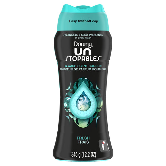 Downy Unstopables Laundry Scent Booster Beads, Fresh Scent, 12.2 oz