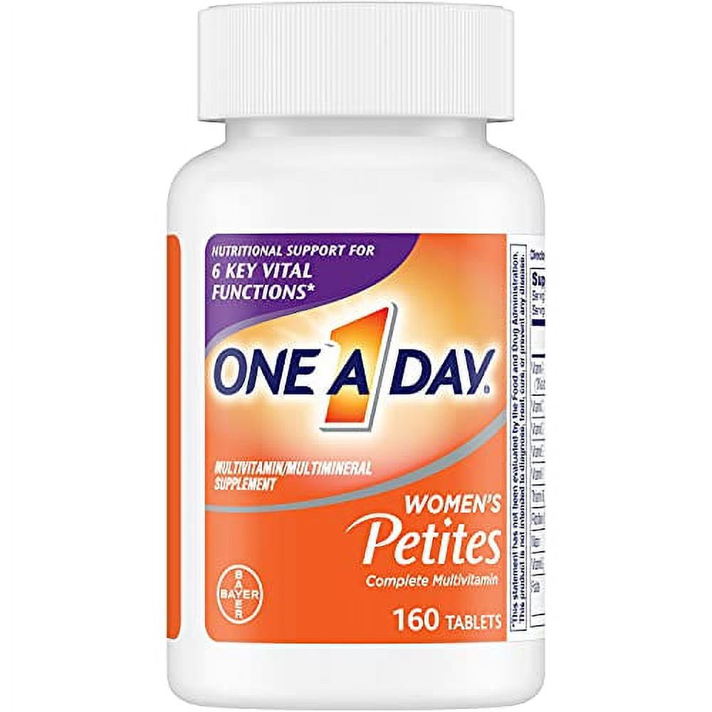 Womenâ€™S Petites Multivitamin,Supplement with Vitamin A, Vitamin C, Vitamin D, Vitamin E and Zinc for Immune Health Support, B Vitamins, Biotin, Folate (As Folic Acid) & More, 160 Coun