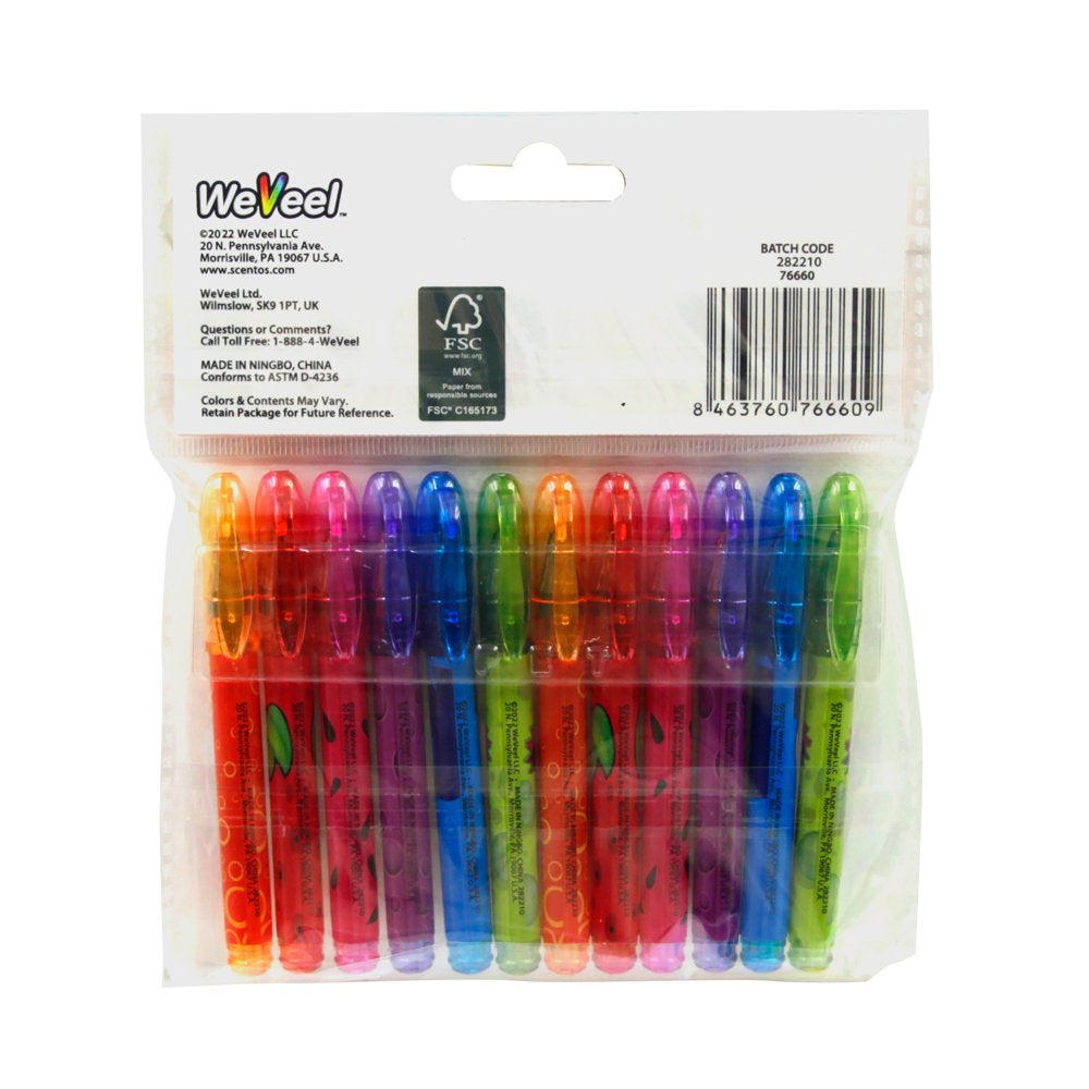 Scented Mini Pens Party Favors, 12 Pack, Birthday Party