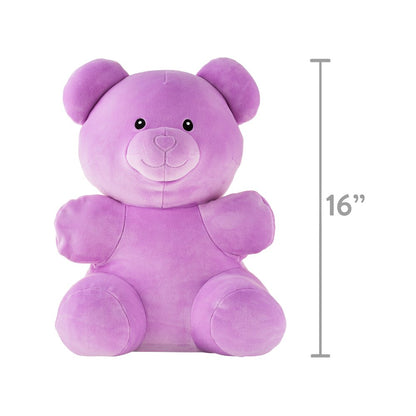 Valentine’S Day Purple Gummy Bear Plush, Ages, 3+, 16”, by
