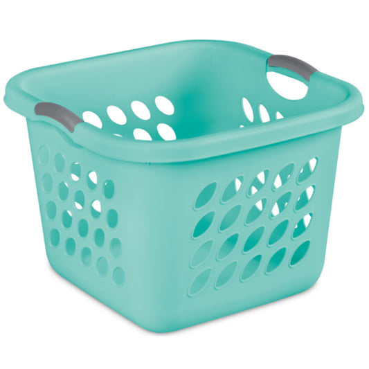 Laundry Basket - SQ 1.5 Bushel Aqua