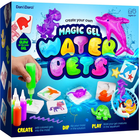 Aqua Fairy Water Gel Kit for Kids - Magic Elf Toy Kits - Waters Pets - DIY Squishy Maker Set - Craft for Kids - Make Your Own Squishies Toys Crafts for Boys & Girls