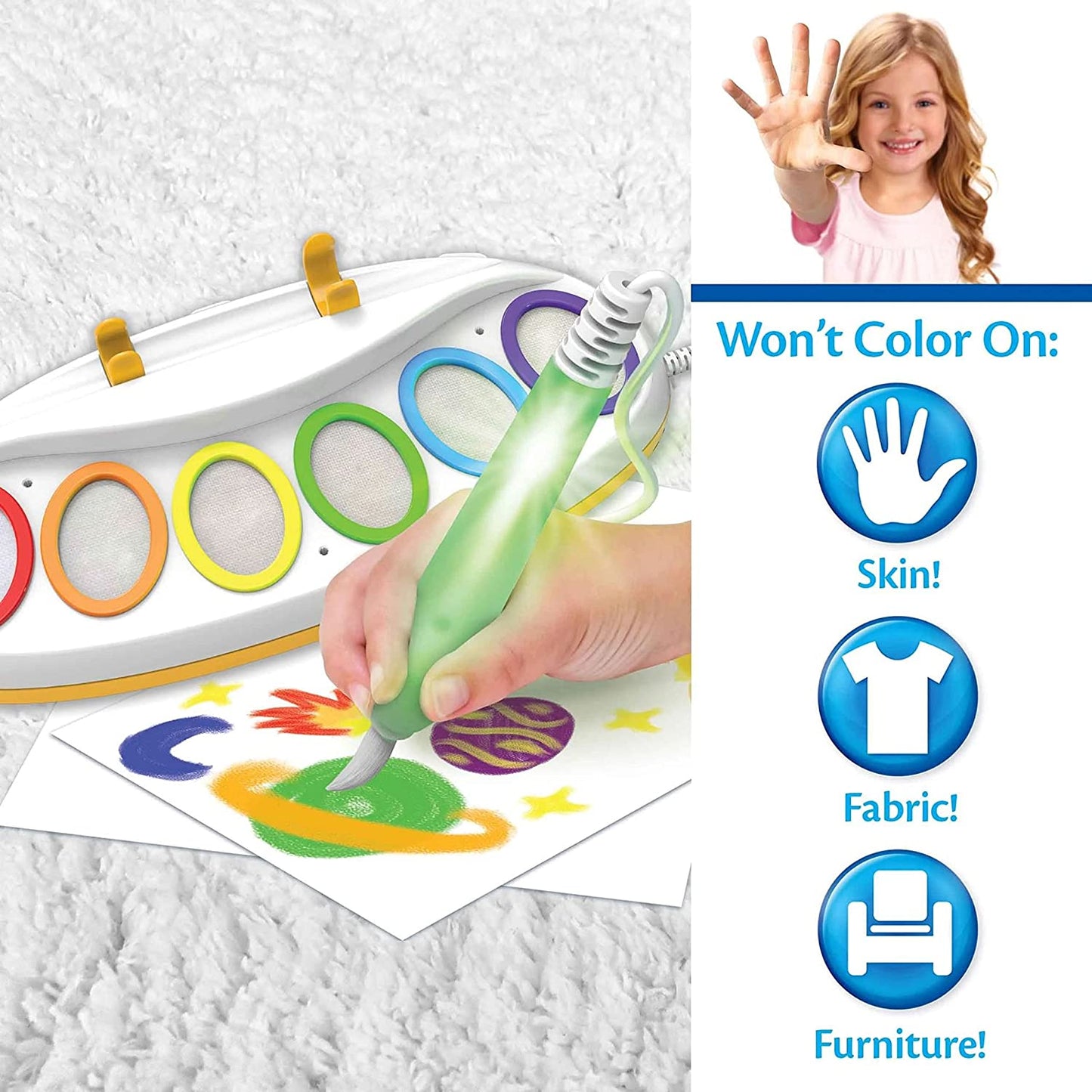 Color Wonder Magic Light Brush, Mess Free Painting Station for Kids, Gift for Kids, Toddler Toys & Activities, Ages 3, 4, 5