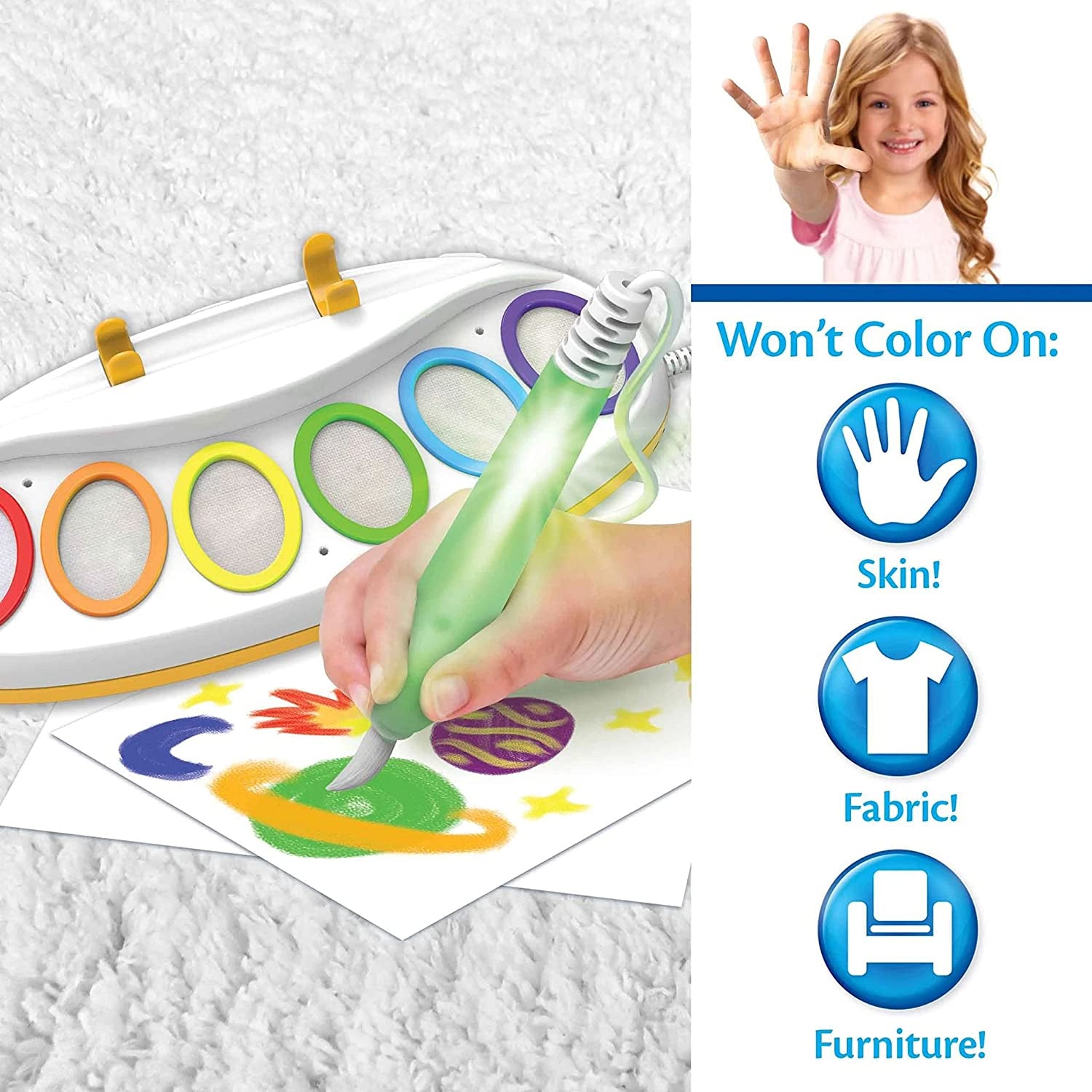 Color Wonder Magic Light Brush, Mess Free Painting Station for Kids, Gift for Kids, Toddler Toys & Activities, Ages 3, 4, 5