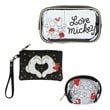 Mickey and Minnie Mouse Love Travel Cosmetic Bag Set of 3