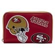 NFL San Francisco 49ers Patches Zip-Around Wallet