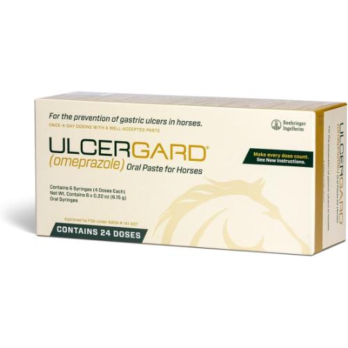 6 Pack Ulcergard (Omeprazole) Oral Paste Syringe (13.68 Gm)