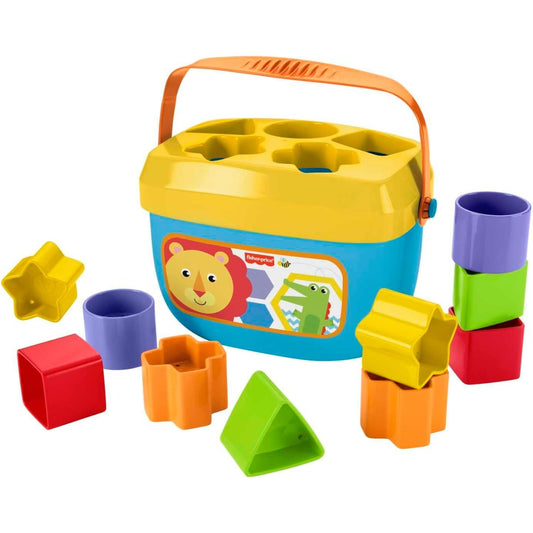Stacking Toy Baby'S First Blocks Set of 10 Shapes for Sorting Play for Infants Ages 6+ Months