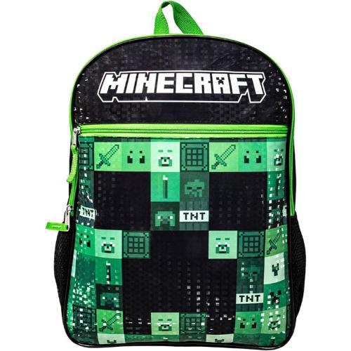 Minecraft Men's Casual, Green, One Size