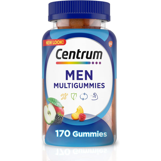 Gummies Multivitamin for Men, Multivitamin/Multimineral Supplement with Selenium