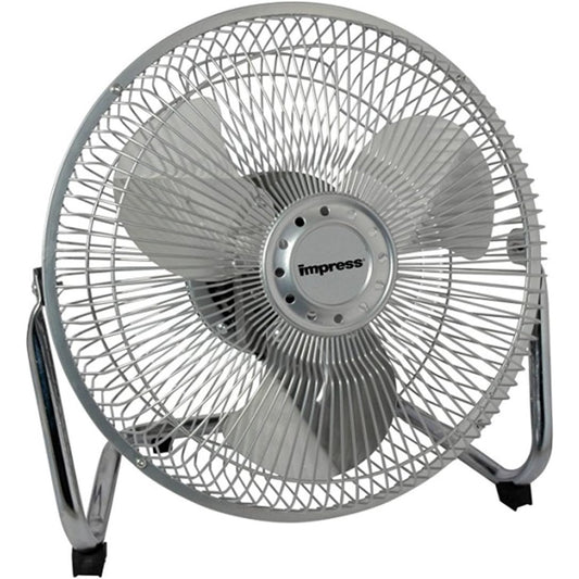 Impress IM-709V 9-Inch High Velocity Fan with Silver Finish