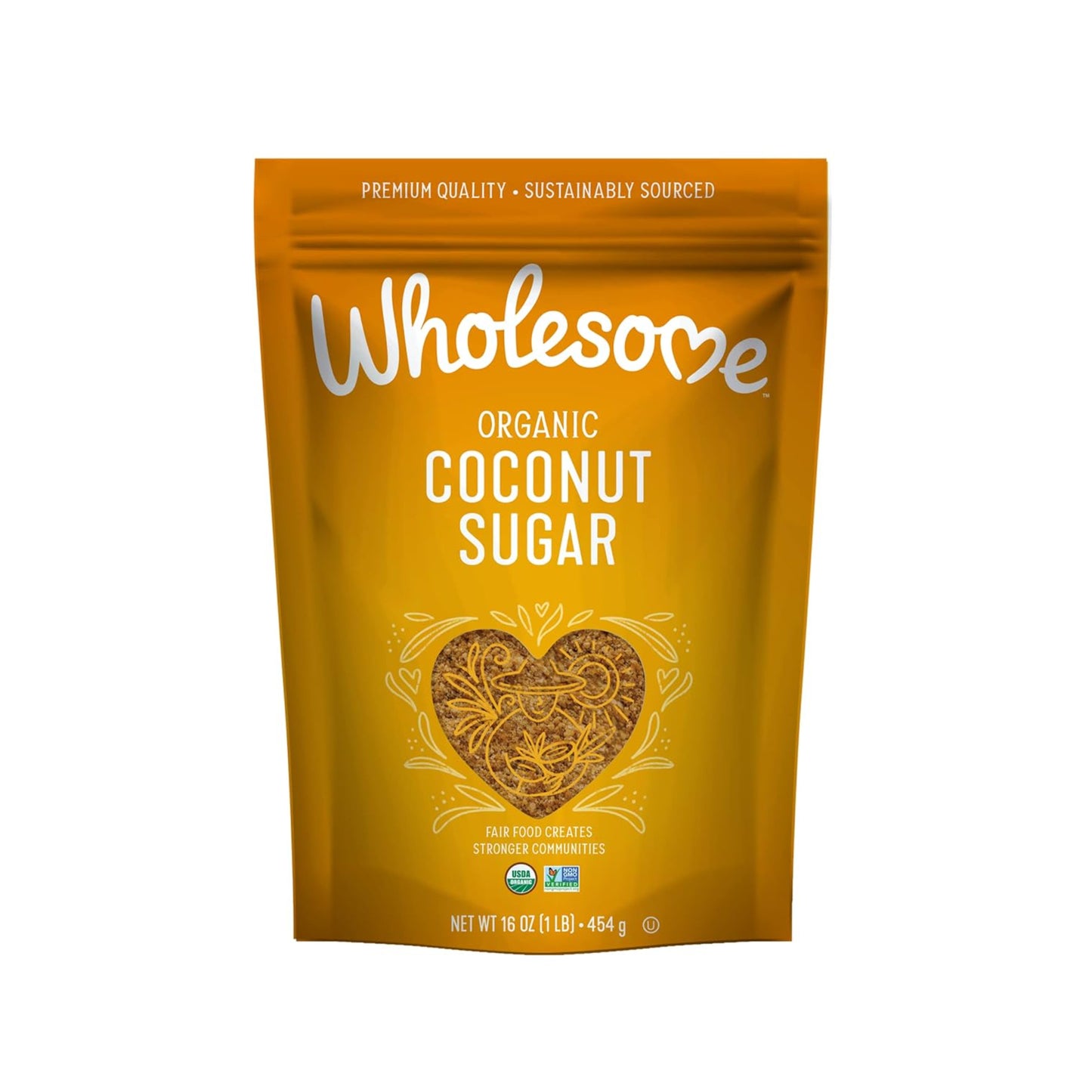 Wholesome Sweeteners 16-Ounce Organic Coconut Sugar