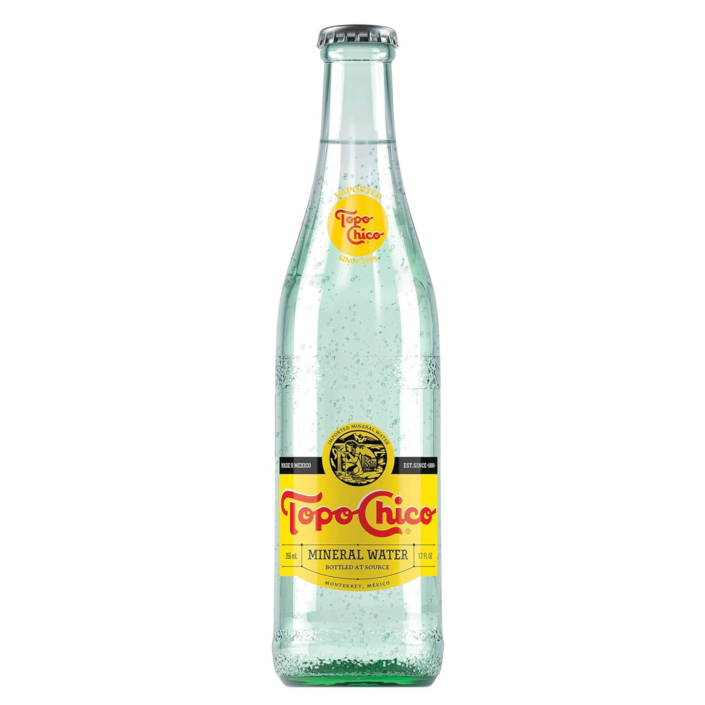 TOPO CHICO Mineral Water, 12 Fl Oz, Pack of 24