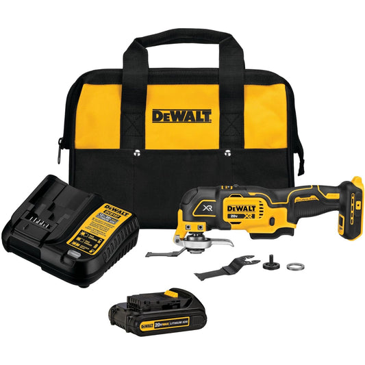 20V MAX XR Oscillating Tool Kit, 3 Speed with Blades, Battery and Charger Included (DCS356C1)