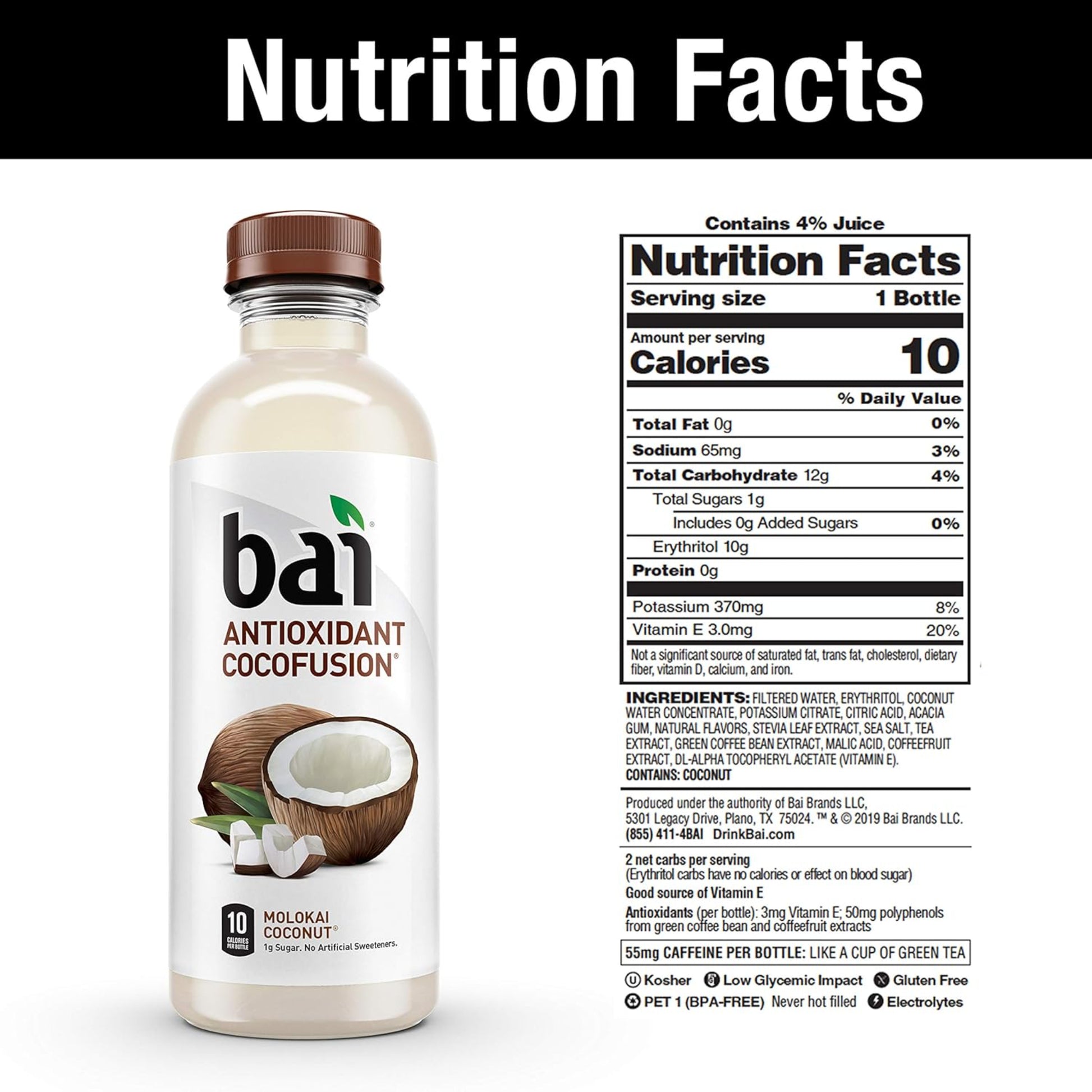 Coconut Water - Antioxidant Infused Drink (Pack of 12)