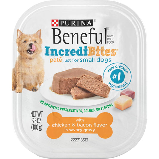 Beneful Pate Wet Dog Food for Small Dogs - (Pack of 12) 3.5 oz. Cans