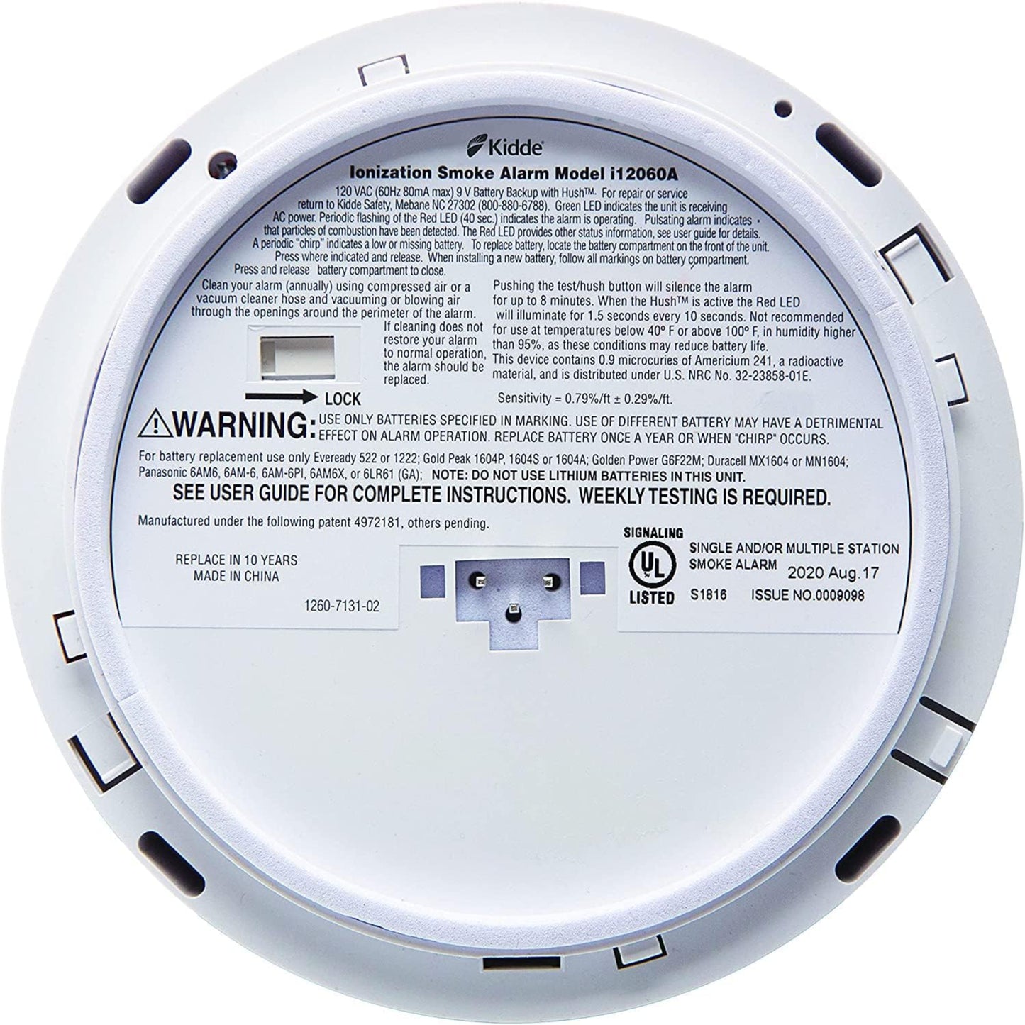 Kidde Smoke Detector