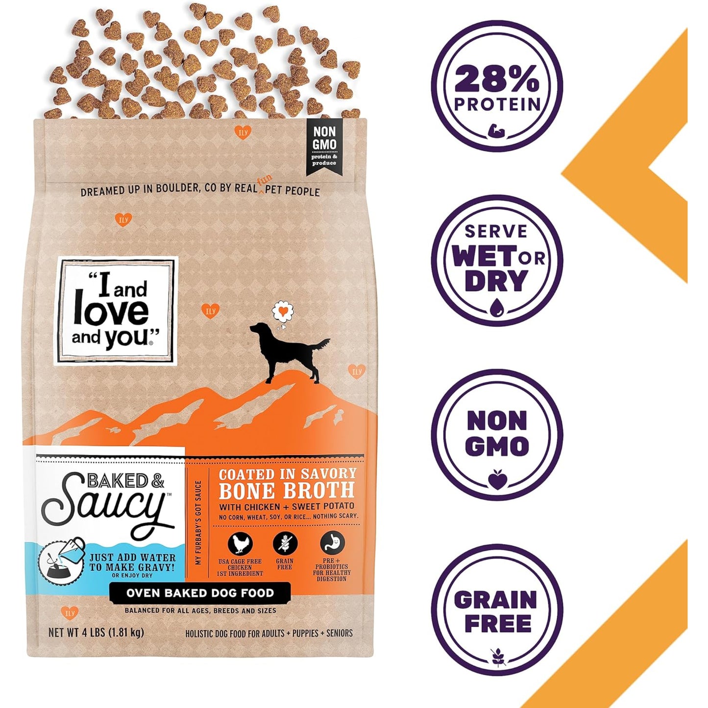 Baked and Saucy Dry Dog Food