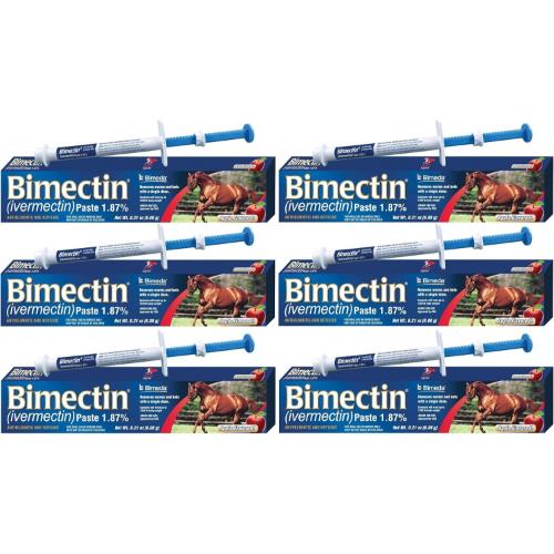 Ivermectin Paste Horse Wormer (1.87 Ivermectin) - 6 DOSES, Model: , Home & Outdoor StoreQ