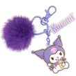 Kuromi Multi-Charm and Pom Pom Key Chain
