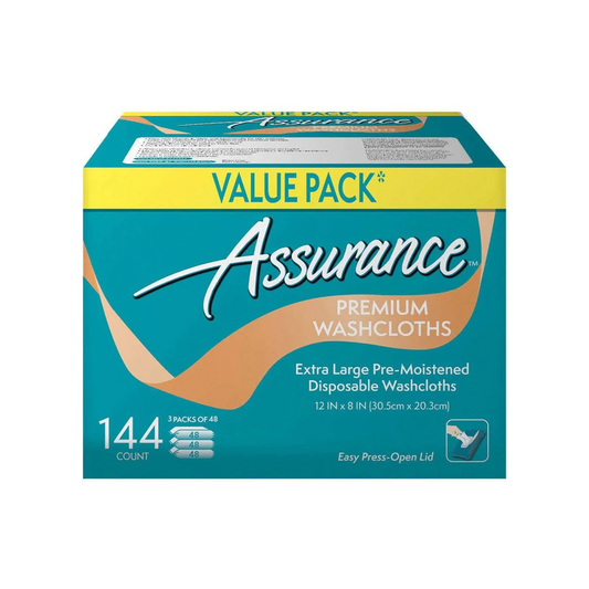 Assurance Premium Extra-Large Disposable Washcloths