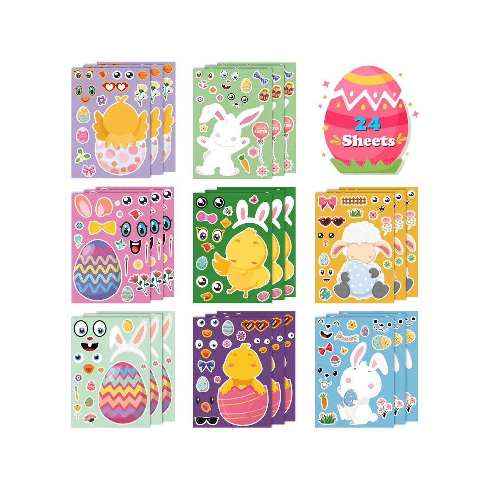 OHOME Easter Stickers - Easter Basket Stuffers for Kids – woofmeets