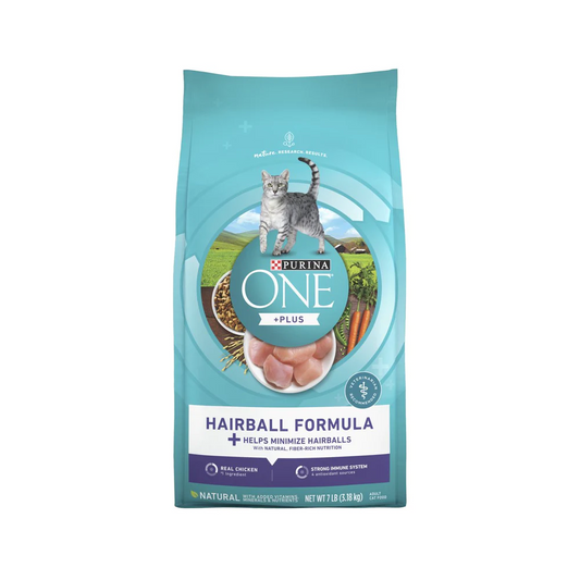 Plus Hairball  Fiber Nutrition Dry Cat Food