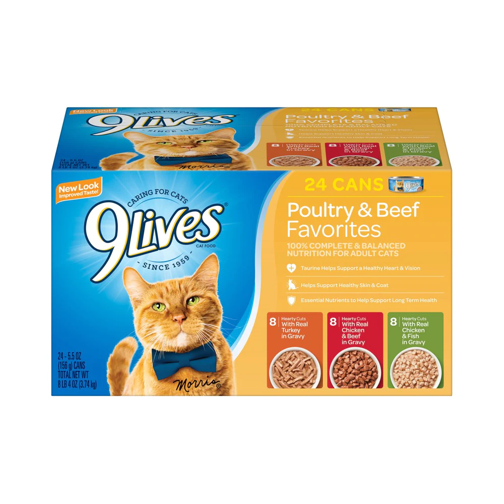 Poultry and Beef Favorites Variety Pack Cat Food