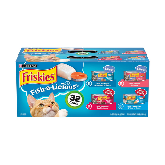 Purina  Fish-A-Licious Wet Cat Food Variety Pack