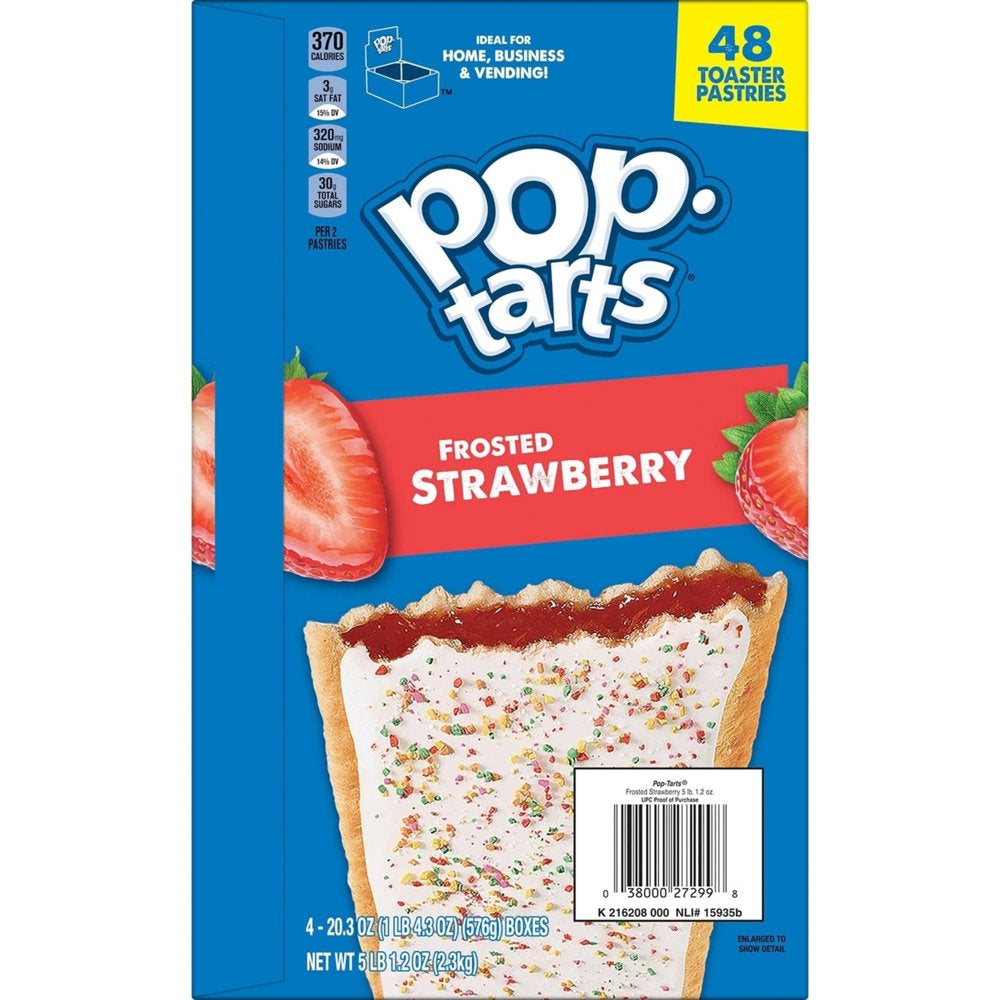 Pop-Tarts, Frosted Strawberry (48 Count)