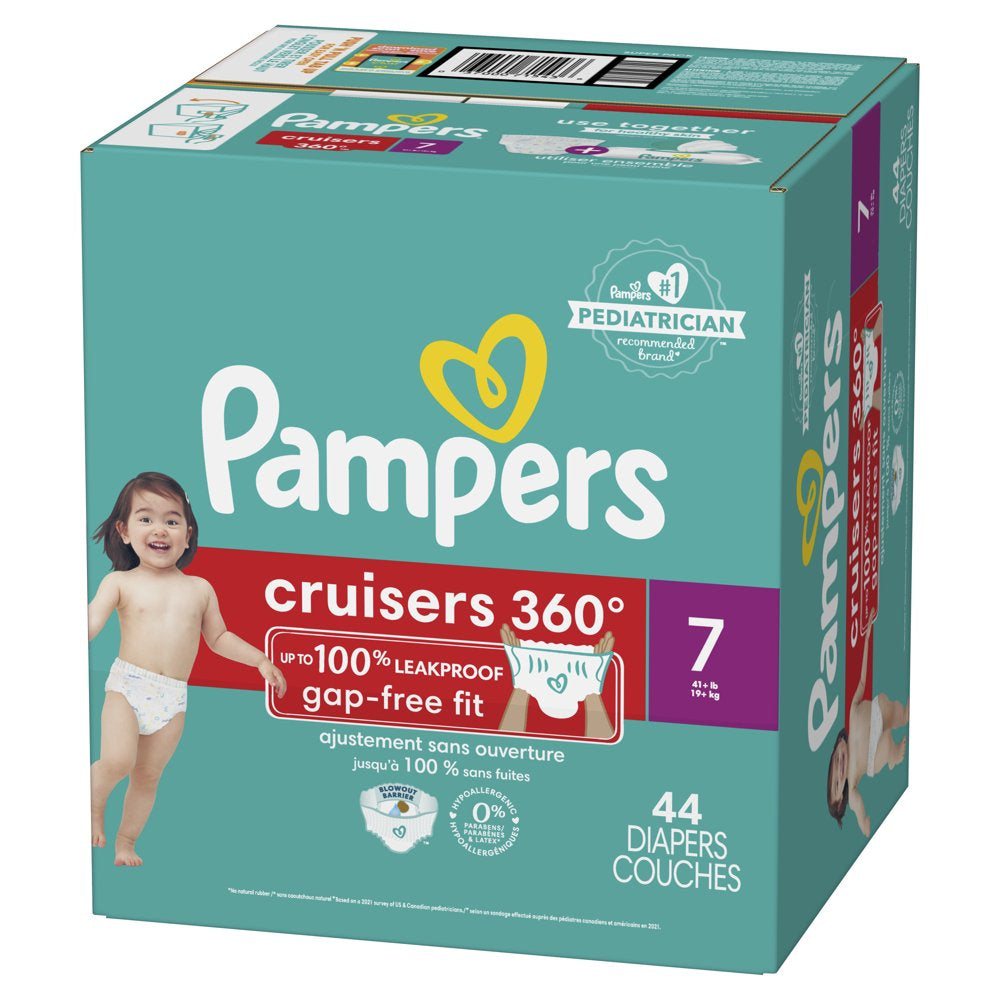 Cruisers 360 Diapers Size 7, 44 Count (Select for More Options)