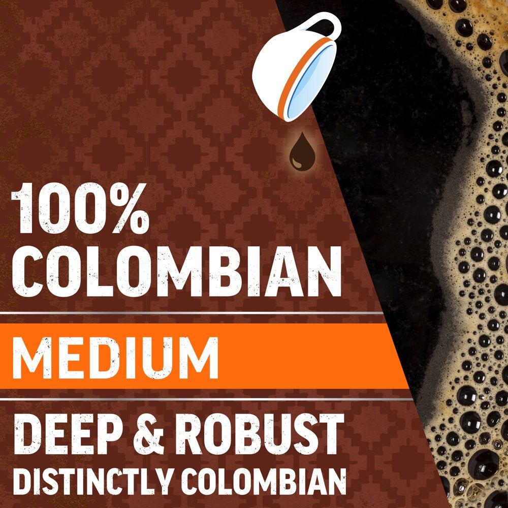 Medium Roast 100% Colombian Ground Coffee, 10.5 Oz. Canister