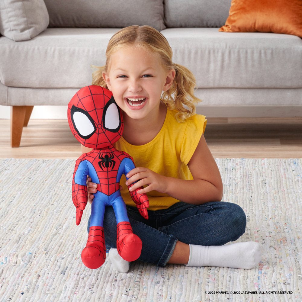 Marvel’S Spidey and His Amazing Friends - My Friend Spidey 16 Inch Plush with Sounds - Toys for Kids
