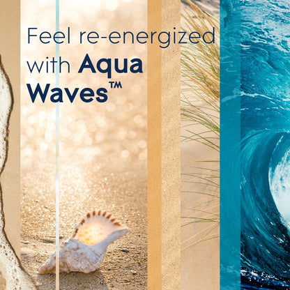 Automatic Spray Refill, Air Freshener, Aqua Waves, 2 Refills, 2 X 6.2 Oz