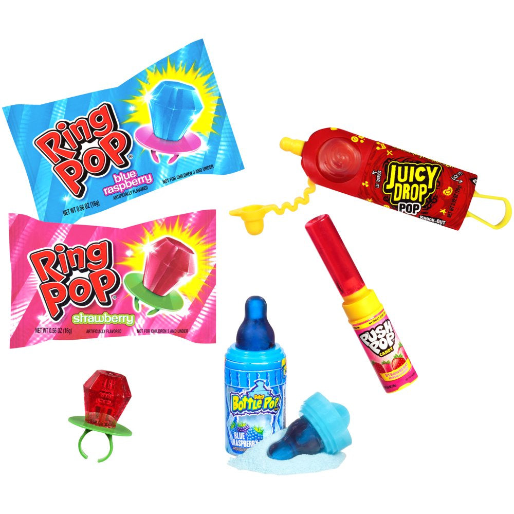 Sweet Pop Mix of Valentine’S Day Heart-Shaped Lollipop Gift Box, 1 Count