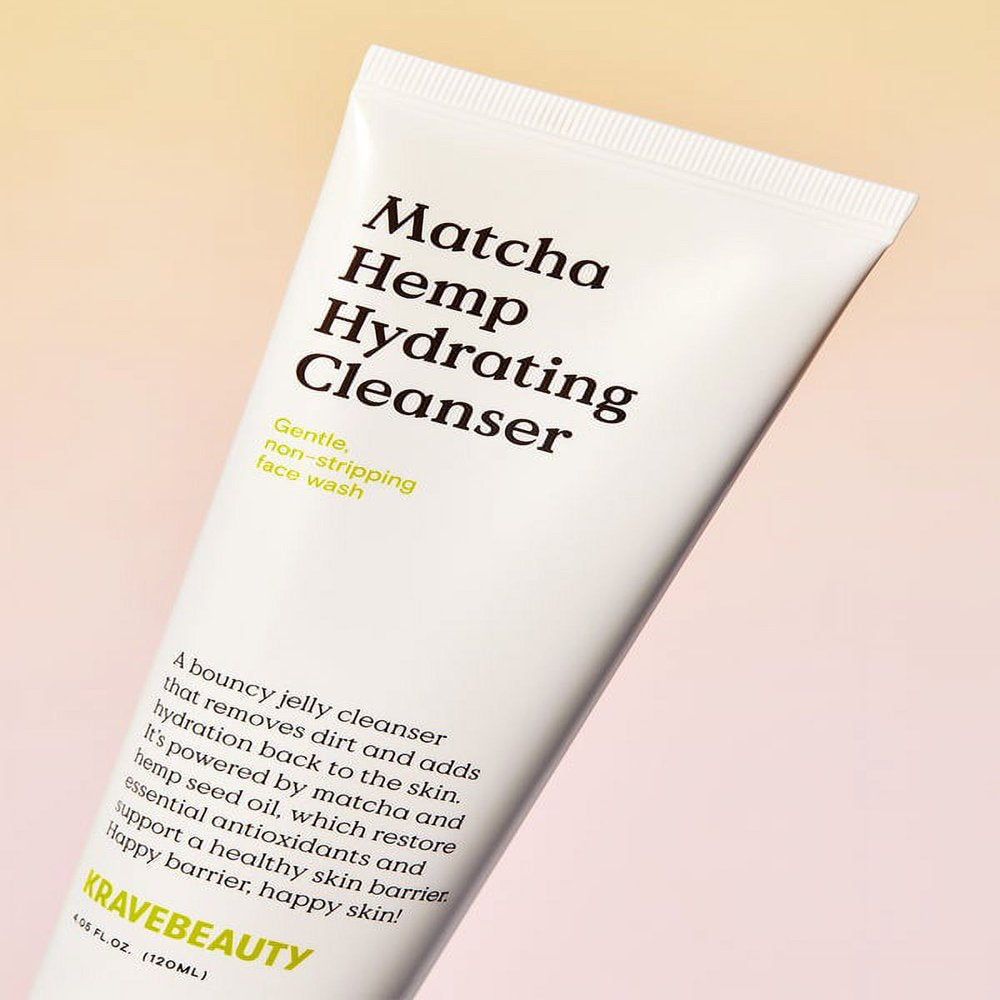 Matcha Hemp Hydrating Cleanser - Gentle, Non-Stripping Cleanser - 120Ml / 4.05 Fl Oz