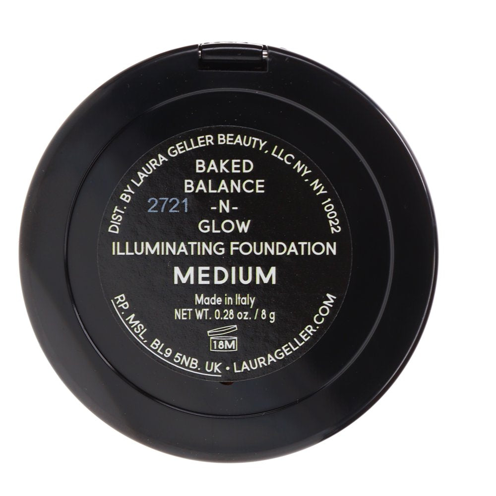 Baked Balance-N-Glow Powder Foundation, Illuminating Medium, 0.28 Oz