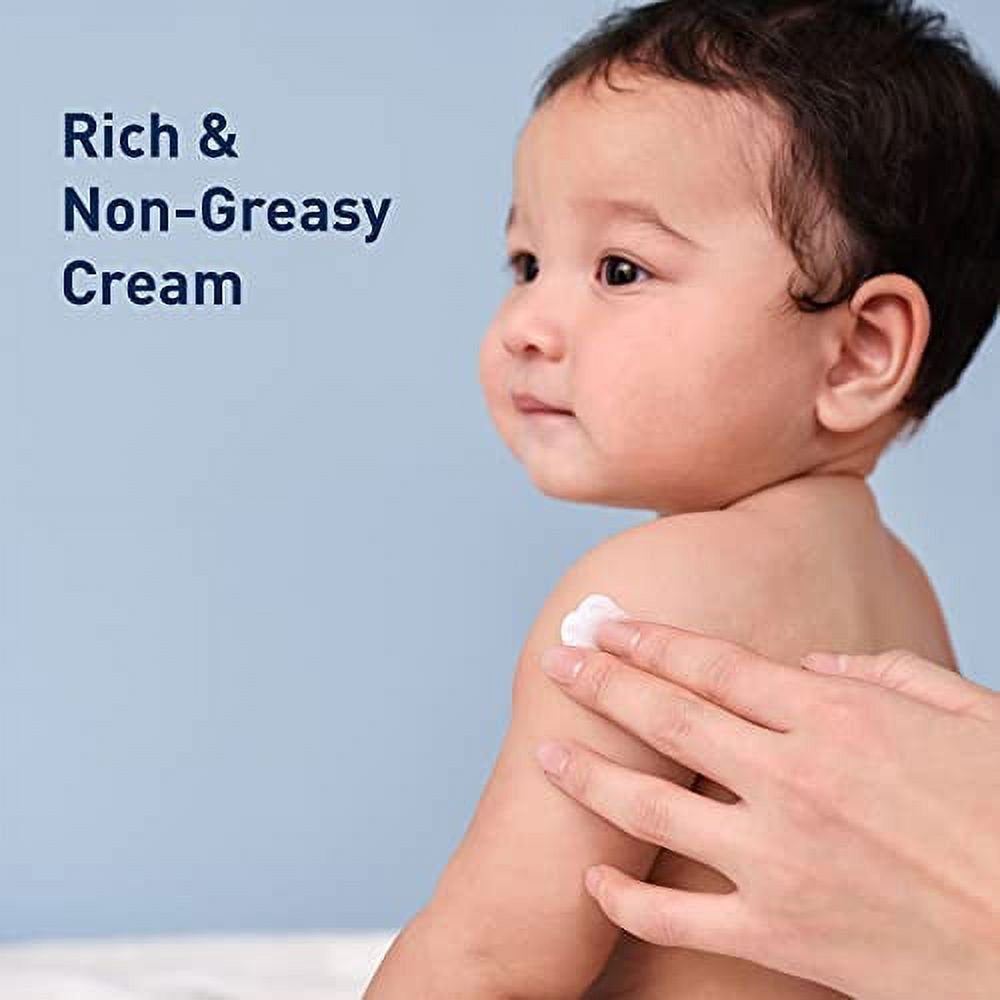 Baby Cream | Gentle Moisturizing Cream with Ceramides | Fragrance, Paraben, Dye & Phthalates Free | Rich & Non-Greasy Feel | Gentle Baby Skin Care | 8 Ounce