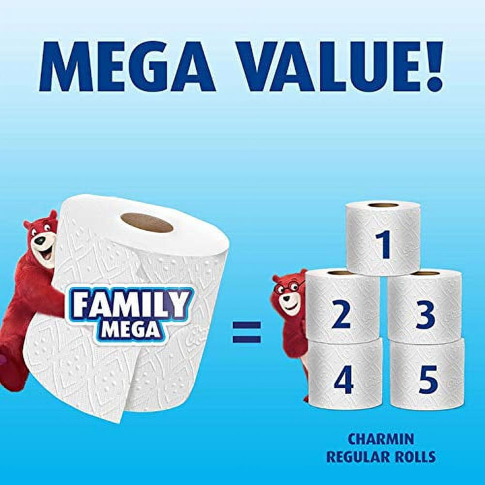 Ultra Strong Clean Touch Toilet Paper, 18 Family Mega Rolls, 90 Regular Rolls