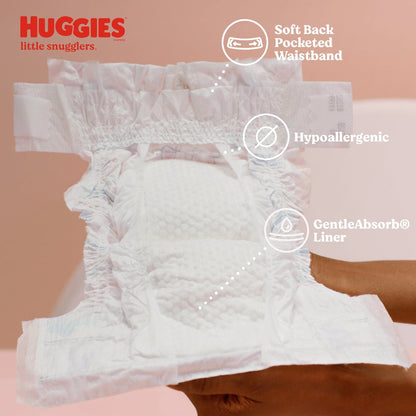 Little Snugglers Baby Diapers, Size 1, 96 Ct