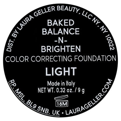 Baked Balance-N-Brighten Foundation, Color Correcting Light, 0.32 Oz