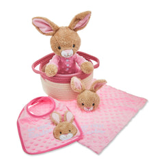 Pink Baby Easter Basket Set, 10.25 inch