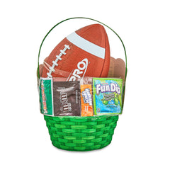 Rubber Football Easter Basket with Candies, Wondertreats