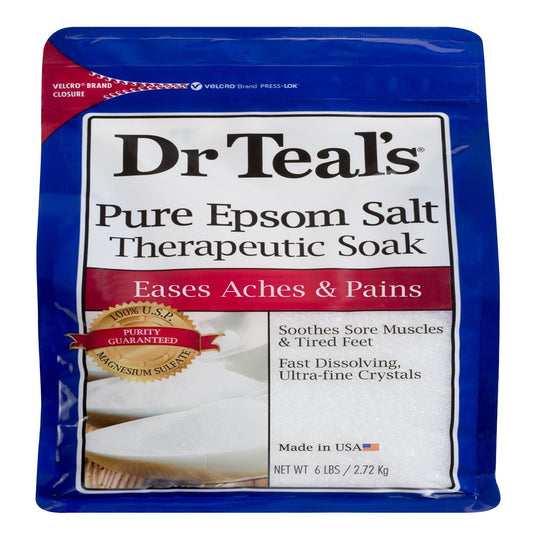 Pure Epsom Salt Therapeutic Soak, 6 Lbs. (2 Pack)