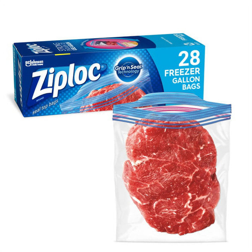 ® Freezer Bag Gallon 28 CT, Pack of 2