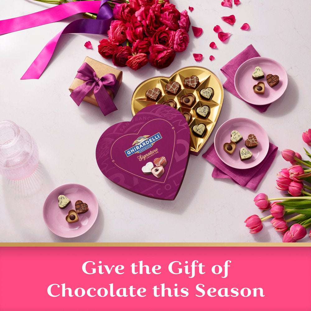 Sweet Hearts Premium Chocolate Truffle Assortment Gift for Valentines, 4.4 Oz