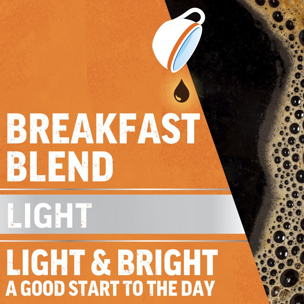 Light Roast Breakfast Blend Ground Coffee, 38.8 Oz. Canister