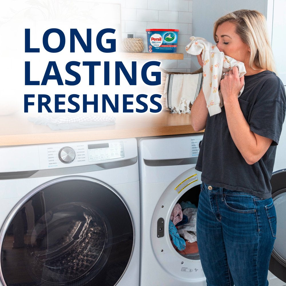 Discs Laundry Detergent Pacs, Original Scent, High Efficiency (HE) Compatible, Laundry Soap, 40 Count